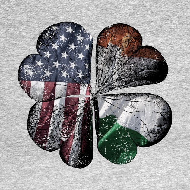 St Patricks Day Irish American Flag by Bobtees